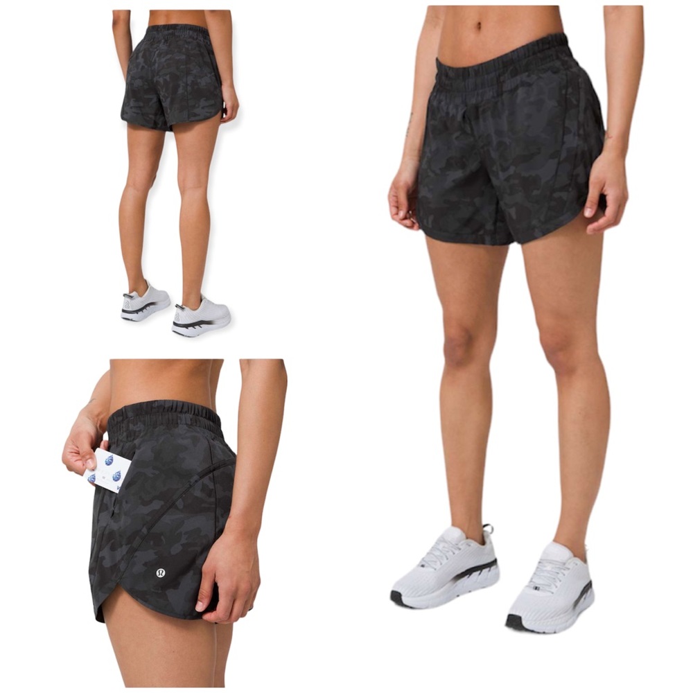 Lululemon Track That Short Incognito Camo Grey